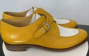 The Office of Angela Scott, Mr. Georgie Monkstrap,  Saffron , Size 43, NIB